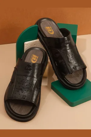 ID Men Leather Antibacterial Comfort Sandals