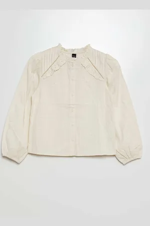 KIABI Girls Opaque Casual Shirt