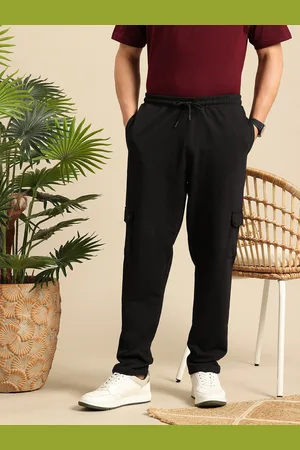 Mast & Harbour Men Relaxed Fit Cargo Style Track Pants