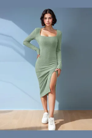 KOTTY Women Bodycon Midi Dress