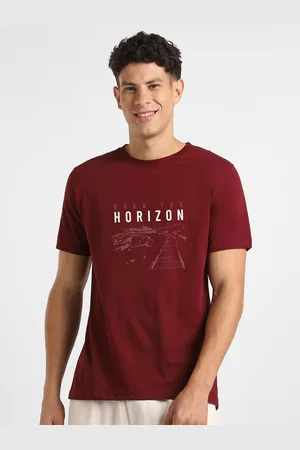 NOBERO Men Typography Printed T-shirt
