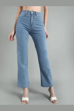 Guti Women Flared High-Rise Stretchable Jeans