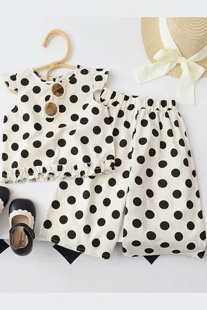 LULU & SKY Girls Printed Top with Palazzos