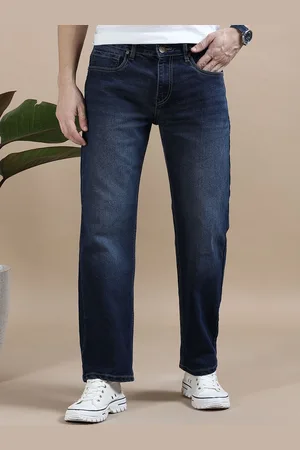 Mast & Harbour Men Comfort Straight Fit Light Fade Stretchable Jeans
