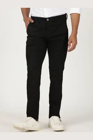 Greenfibre Men Slim Fit Mid-Rise Cotton Trousers