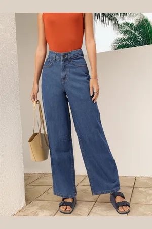 DressBerry Women Classic Cut Baggy Jeans