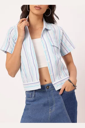 DressBerry Stripe Play Short Sleeve Shirt