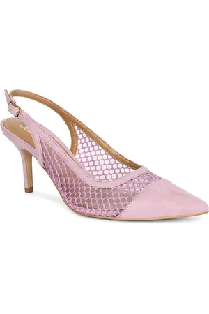 SAINT G. Women Leather Pointed Toe Slim Heels Pumps