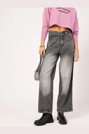 DressBerry Women Modern Classics Faded Baggy jeans