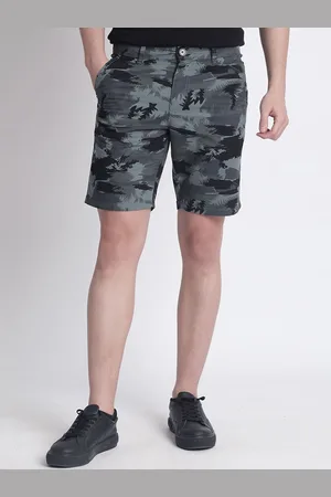 Roadster The Lifestyle Co Printed Pure Cotton Men Slim Fit Camo Shorts