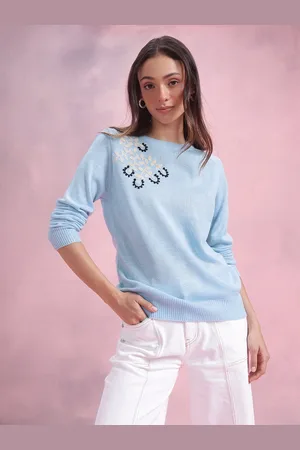 DressBerry Floral Embroidered Pullover