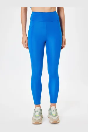 Koton Women High-Rise Ankle Length Gym Tights