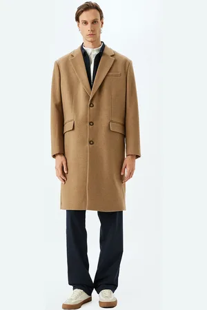 Koton Men Single-Breasted Overcoat
