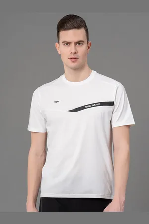 Red Tape Graphic Printed Round Neck Antimicrobial Sports T-Shirt