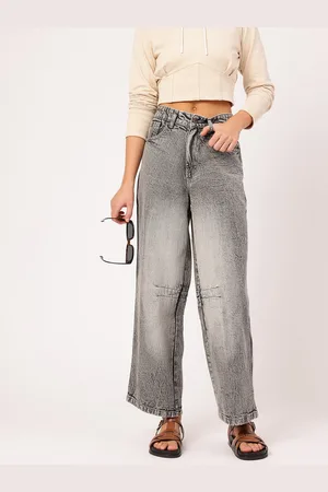 DressBerry Women Timeless Threads Faded Baggy jeans