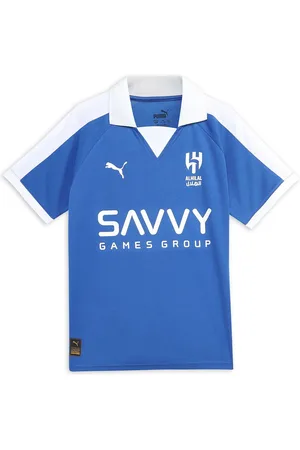 PUMA Kids Unisex Al HilalSFC Anniversary Youth dryCELL Football Jersey