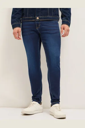 The Bear House Men Skinny Fit Mid-Rise Light Fade Stretchable Jeans