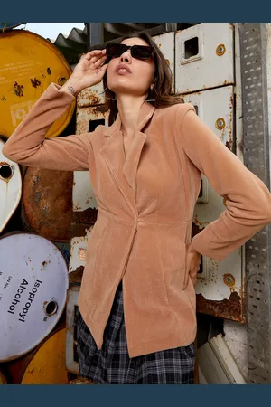 Campus Suede Single-Breasted Overcoat