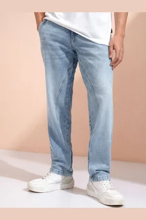 Highlander Men Cotton Relaxed Fit Heavy Fade Jeans