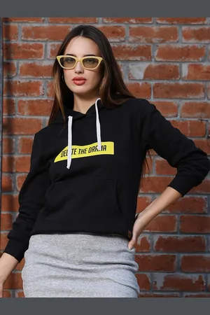 Campus Women Cotton Hooded Pullover Sweatshirt
