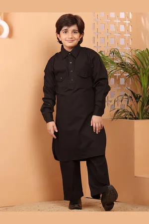 NABIA Boys Regular Pure Cotton Kurta with Pyjamas