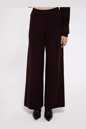 COVER STORY Women Solid Bootcut Trousers