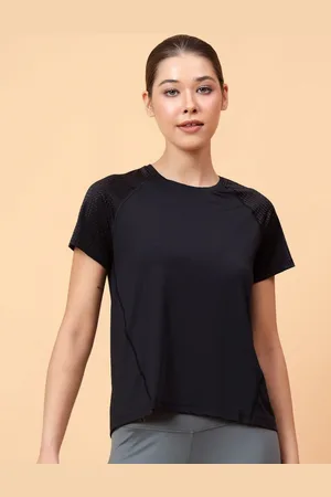 Fitkin Women Zig-Zag Short Sleeve T-Shirt