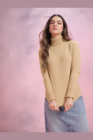 DressBerry Turtle Neck Fuzzy Sweater