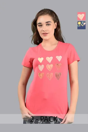 dollar Women Typography 2 Printed Cowl Neck T-shirt