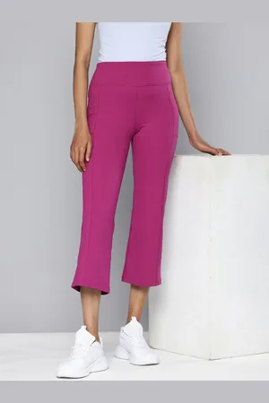 Skechers Women Three-Fourth Length Flared Leg Track Pants