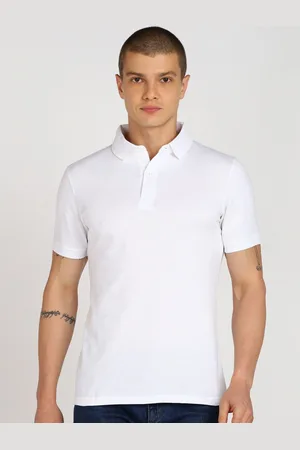 Provogue Men Polo Collar Pockets Slim Fit T-shirt