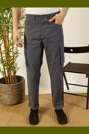 Mast & Harbour Men Smart Regular Fit Cargos Trousers
