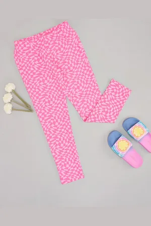 Pantaloons Girls Printed Mid-Rise Casual Trousers