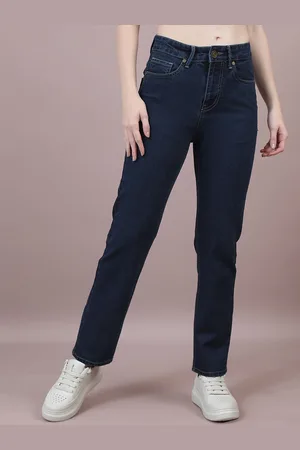 Roadster The Lifestyle Co Women Mid-Rise Straight Fit Stretchable Jeans