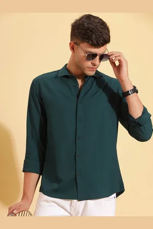 HERE&NOW Slim Fit Spread Collar Shirt
