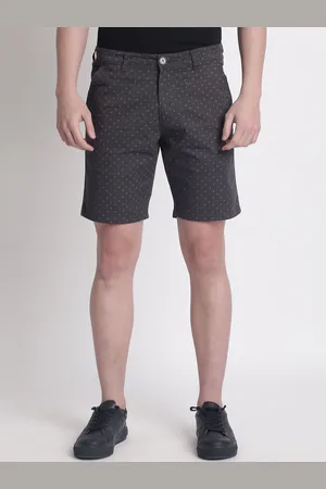 Roadster The Lifestyle Co Men Printed Pure Cotton Slim-Fit Shorts