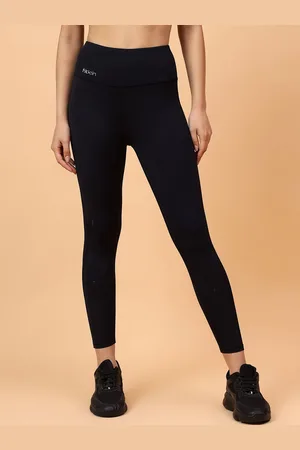 Fitkin Women Side Net Design Tights