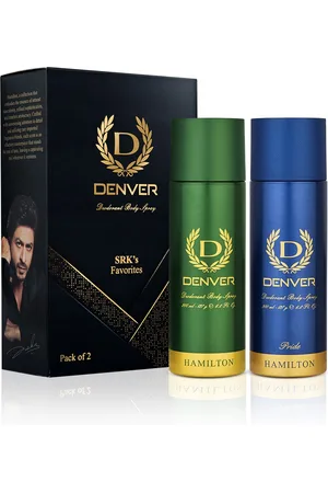 Denver Men Set Of 2 Hamilton and Pride Deodorant Sprays 200 ml Each