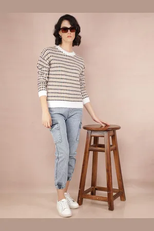 Crimsoune Club Women Self Design Pullover