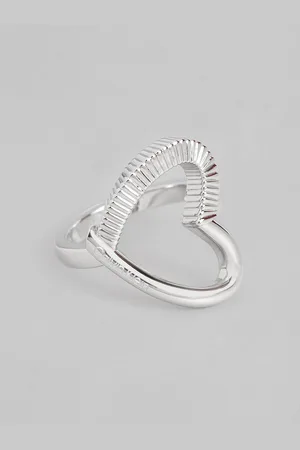 Calvin Klein Women Minimalistic Hearts Brass-Plated Finger Ring