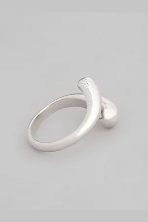 Calvin Klein Women Sculptured Drops Brass-Plated Finger Ring