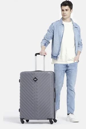 Wildcraft Citron Textured Hard Sided Large Trolley Suitcase