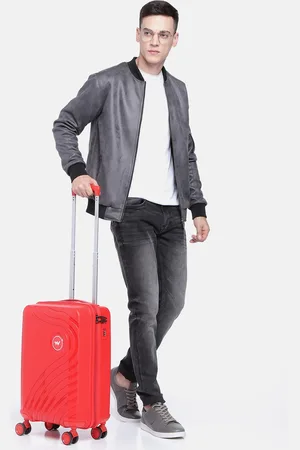 Wildcraft Red Textured Onyx Cabin Trolley Suitcase