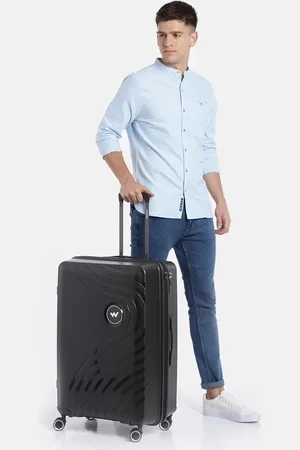 Wildcraft Onyx Textured Large Trolley Suitcase