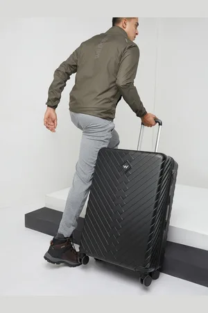 Wildcraft Citron Textured Hard Sided Large Trolley Suitcase