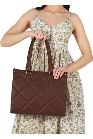 MINI WESST Textured Structured Shoulder Bag