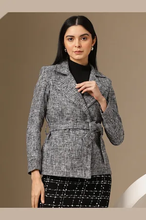 Chemistry Regular-Fit Wrap Coat with Shoulder Tabs