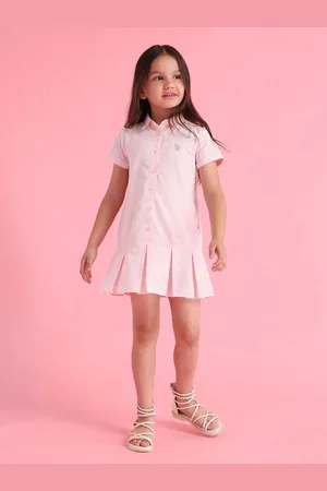 Ralph Lauren Girls Shirt Mini Shirt Collar Dress