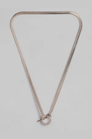 HUGO BOSS Zia Brass-Plated Chain Design Necklace