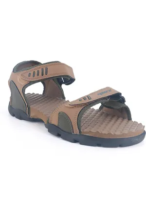 Sparx Men Camel Brown Solid Sports Sandals